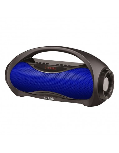 Parlante Bluetooth Azul Audiolab 08W  FM USB AUX MSD