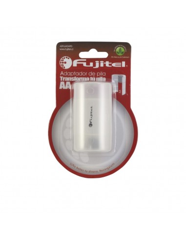 Adaptador de Pilas AA a D Marca Fujitel