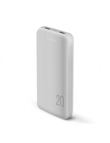 POWERBANK 20.000 Mah 2USB AUDIOLAB BLANCO