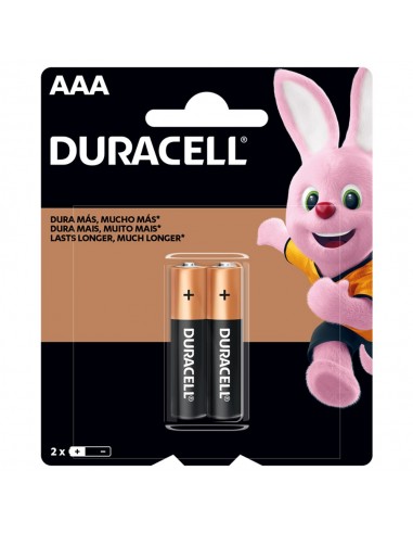 PILA ALCALINA CB AAA X2 DURACELL