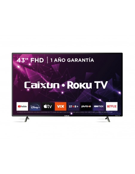 Smart TV 43” FHD ROKU CAIXUN