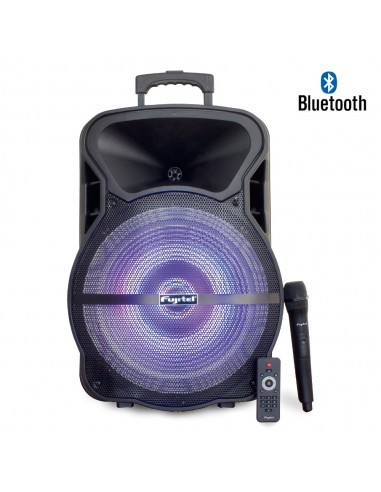 Amplificador Karaoke Fujitel 15 L Bluetooth/Mic Wless/USB/SD/FM