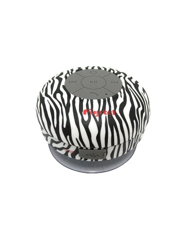 Parlante Fujitel Aqua Speaker Bluetooth Zebra