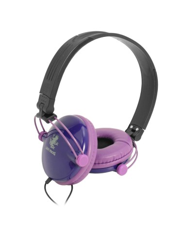 Audifonos Fujitel Estilo DJ HI SOUND  Purple/Pink